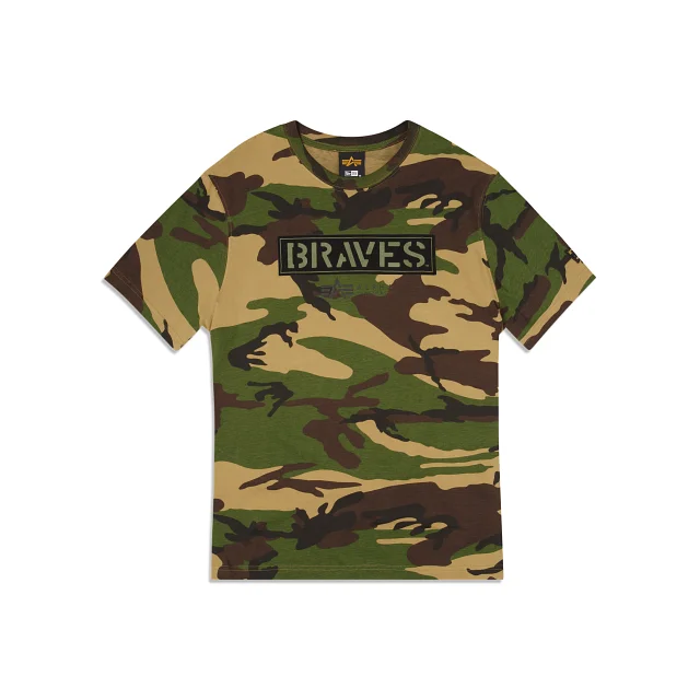 Alpha Industries X Atlanta Braves Camo T-Shirt