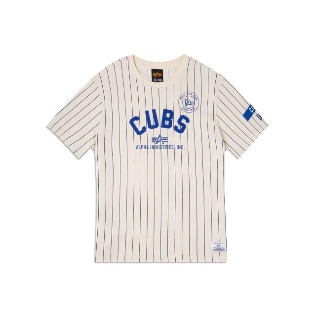 Alpha Industries X Chicago Cubs Striped T-Shirt