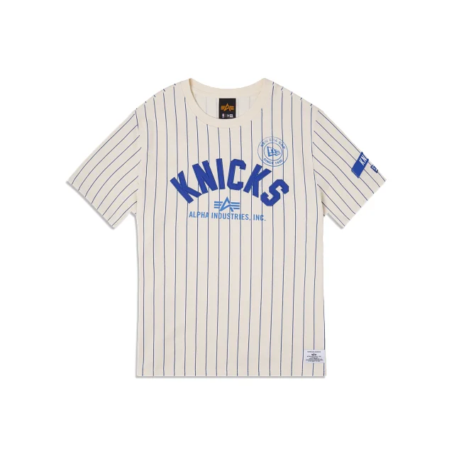 Alpha Industries X New York Knicks Striped T-Shirt