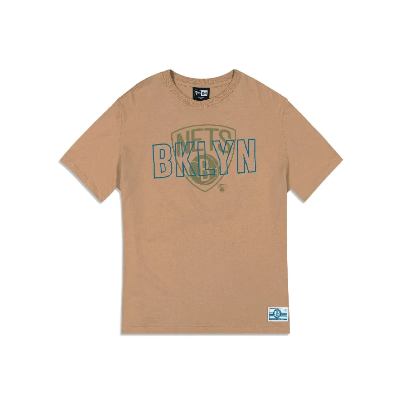 Brooklyn Nets 2023 City Edition Tan T-Shirt