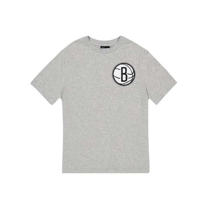 Brooklyn Nets Gray Logo Select T-Shirt