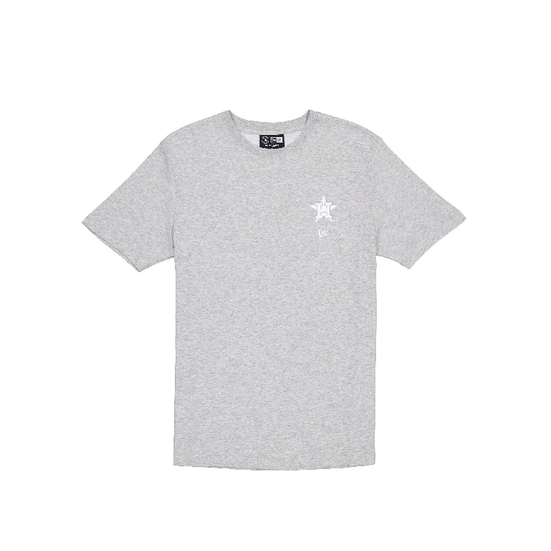 Houston Astros Logo Essentials Tonal Gray T-Shirt