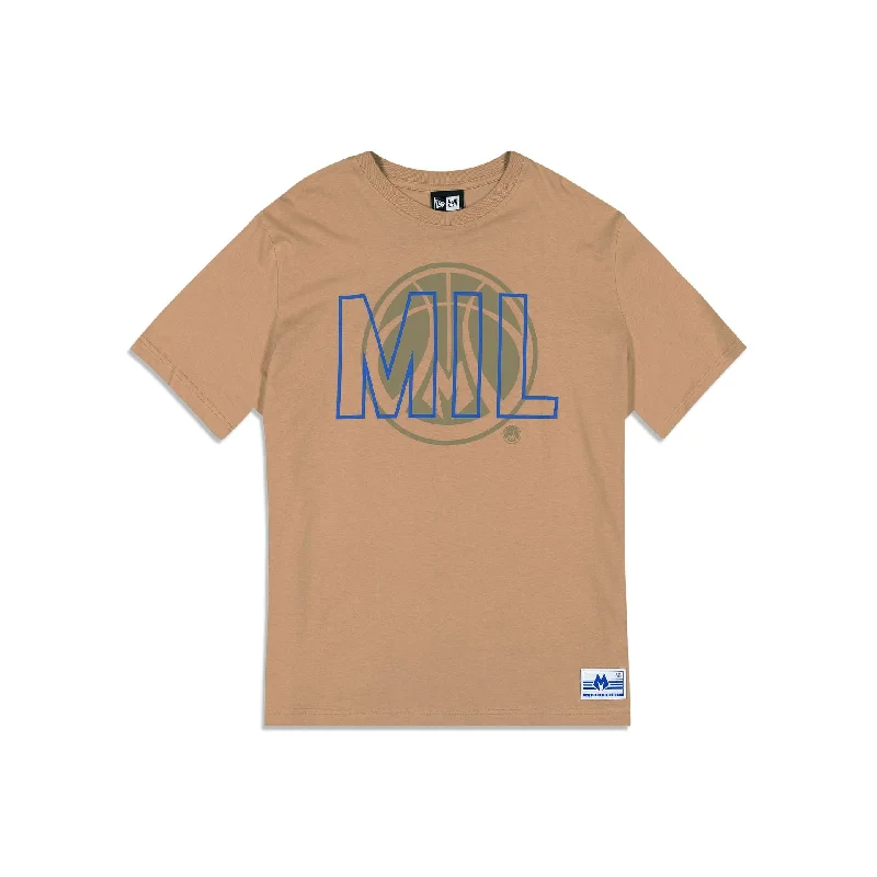 Milwaukee Bucks 2023 City Edition Tan T-Shirt