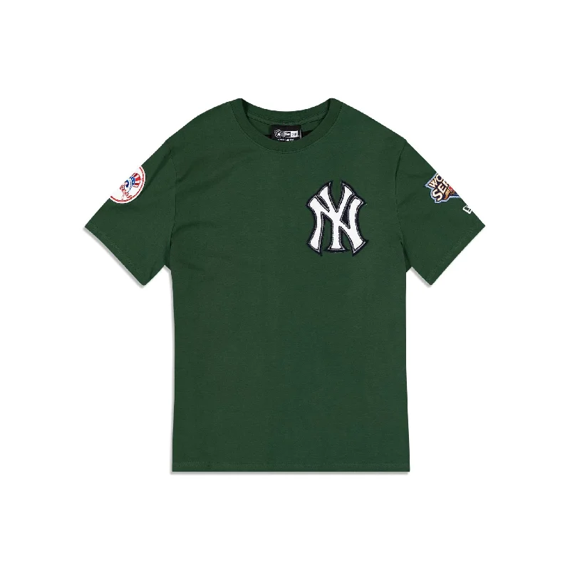 New York Yankees Logo Select Color Flip Green T-Shirt