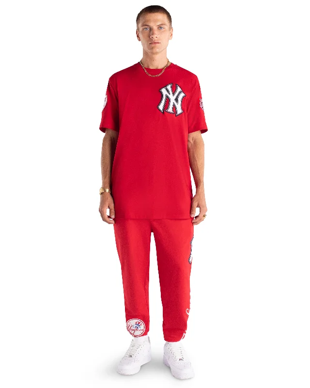 New York Yankees Logo Select Color Flip Red T-Shirt