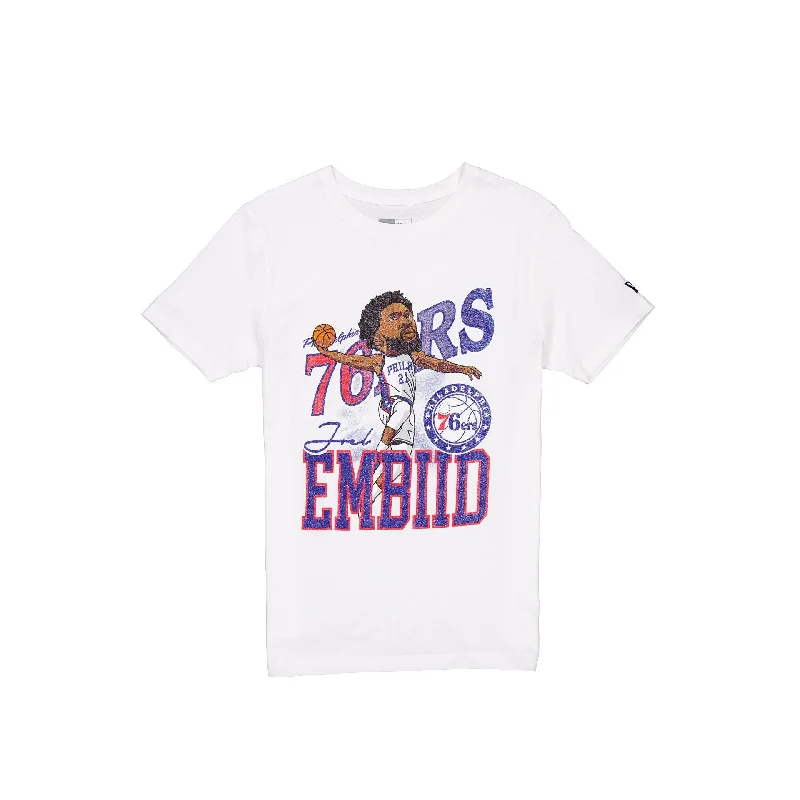 Philadelphia 76ers Joel Embiid Caricature T-Shirt