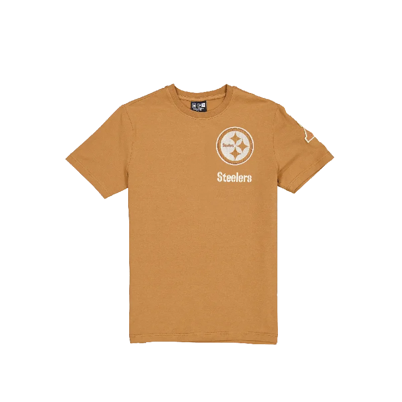 Pittsburgh Steelers Light Bronze Logo Select T-Shirt