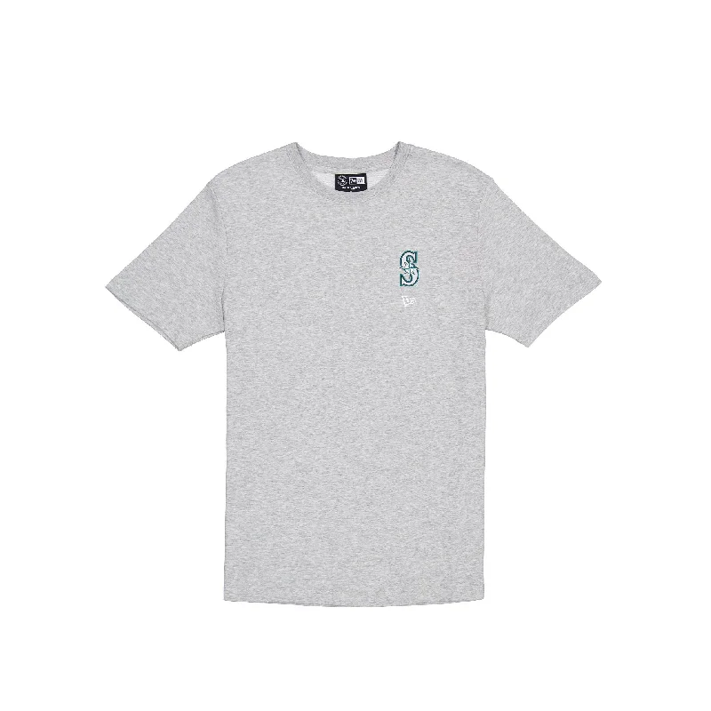 Seattle Mariners Logo Essentials Gray T-Shirt