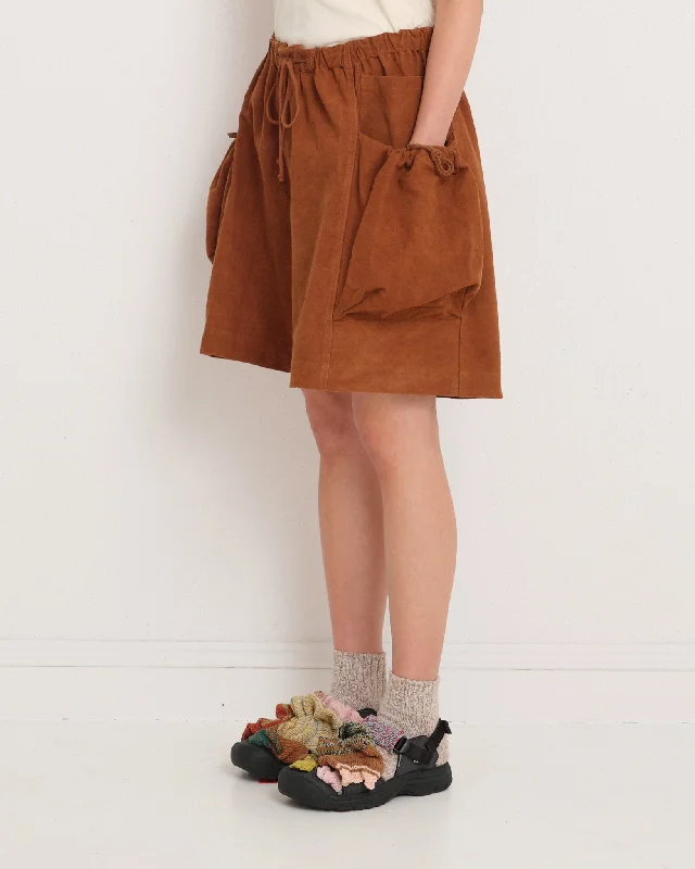 Salt Shorts - Bark Brown Slub