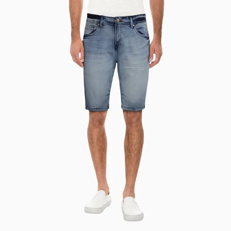 Men's Slim Fit Stretch Denim Shorts