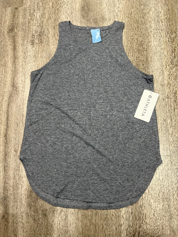 Athletic Tank Top By Athleta In Grey, Size: M