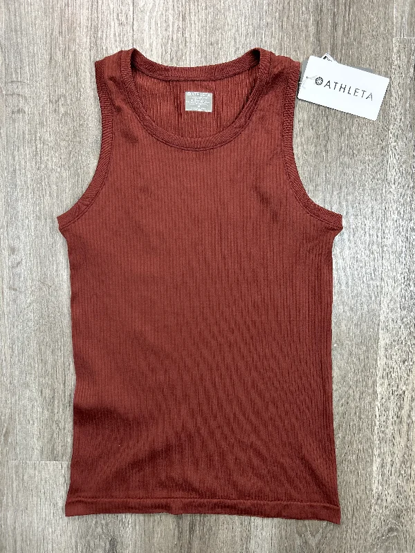 Athletic Tank Top By Athleta In Orange, Size: M