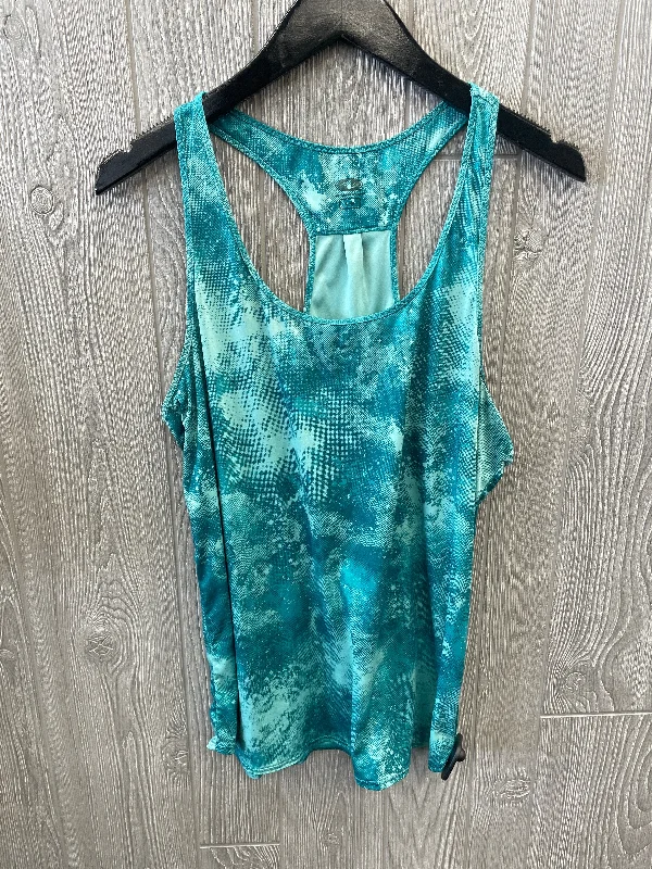 Athletic Tank Top By Athletic Works In Green, Size: L