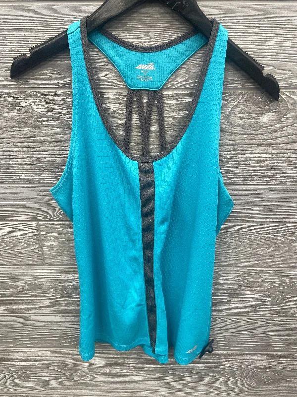 Athletic Tank Top By Avia In Blue, Size: S