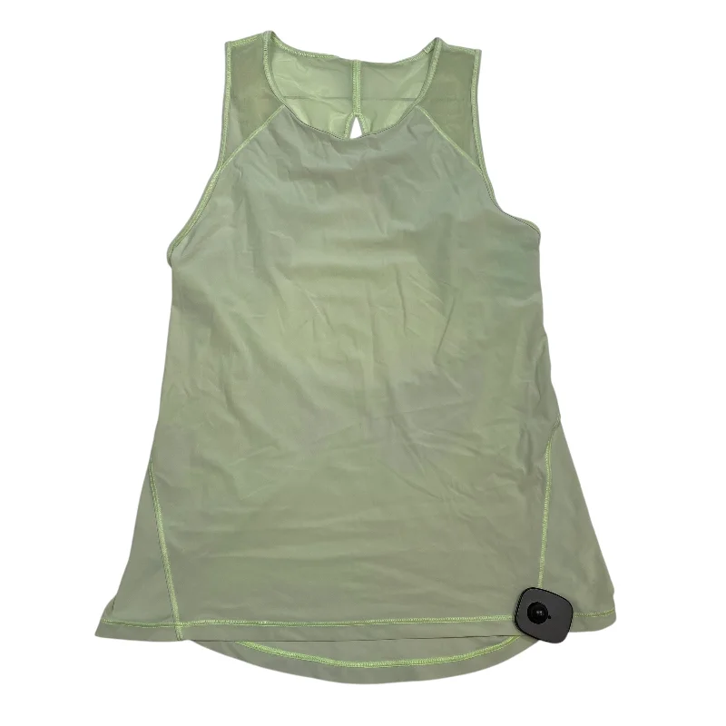 Athletic Tank Top By Lululemon In Green, Size: S