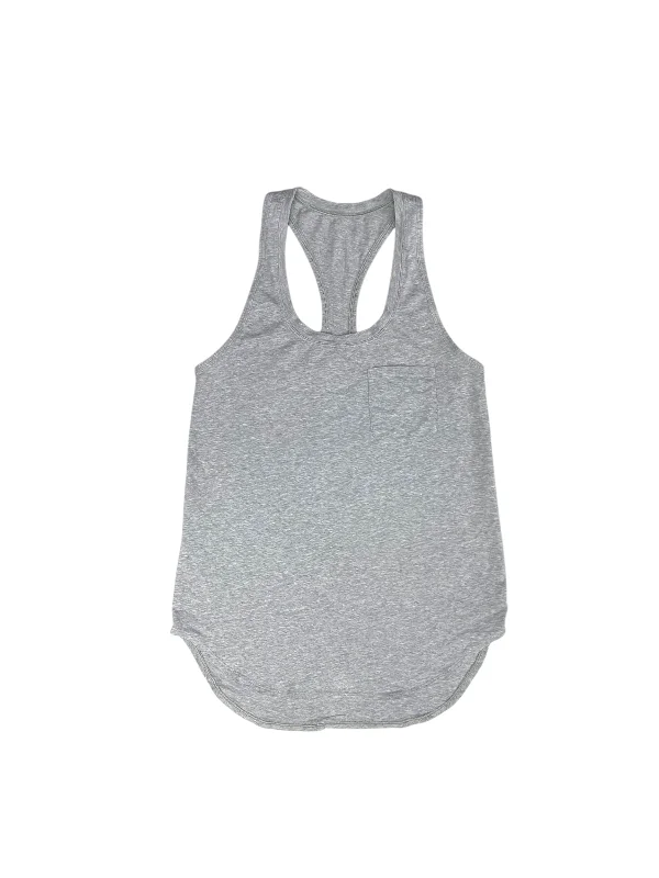 Athletic Tank Top By Lululemon In Grey, Size: Xs