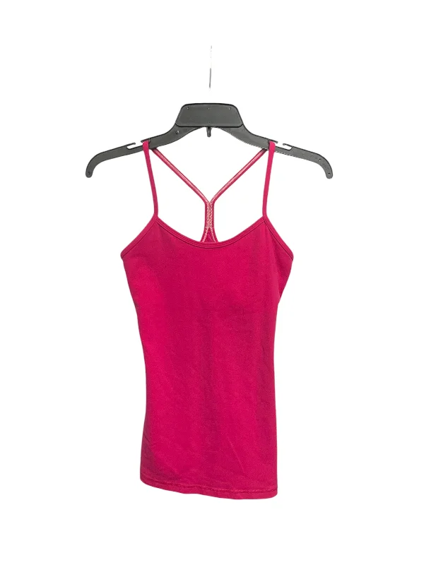 Athletic Tank Top By Lululemon In Pink, Size: 4