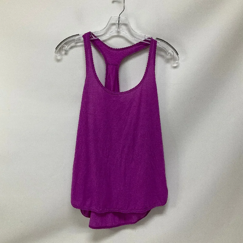 Athletic Tank Top By Lululemon In Purple, Size: S