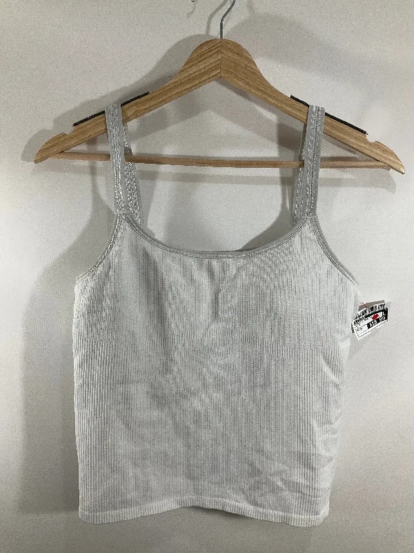 Athletic Tank Top By Lululemon In White, Size: 10