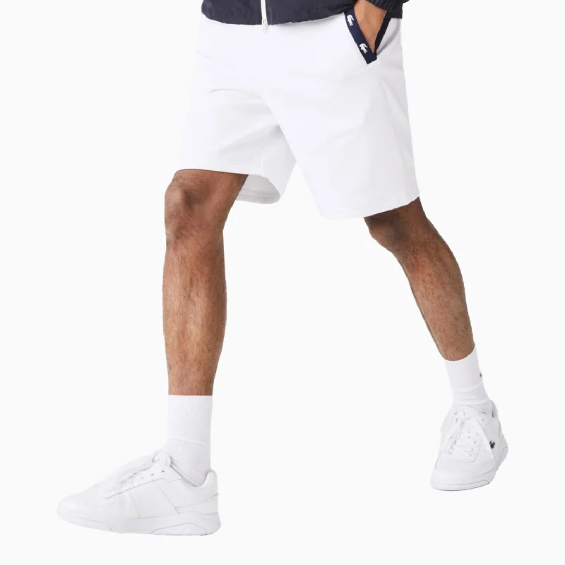 Men's Contrast Accents Fleece Shorts