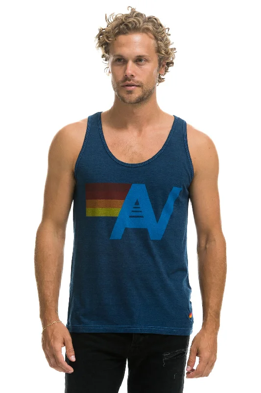 MEN'S LOGO TANK - NAVY