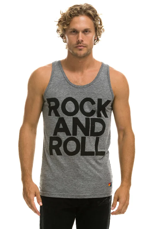 MEN'S ROCK AND ROLL TANK - HEATHER GREY