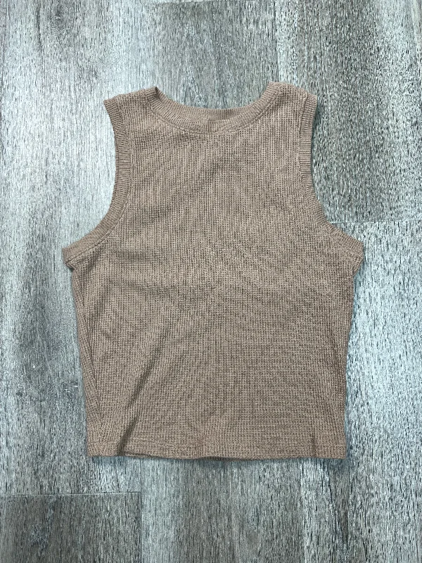 Tank Top By Hollister In Tan, Size: S