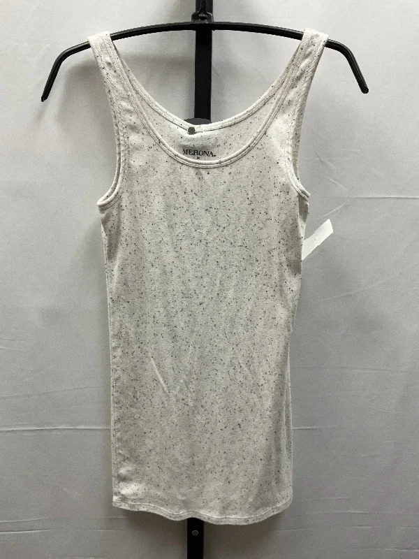 Tank Top By Merona In White, Size: M