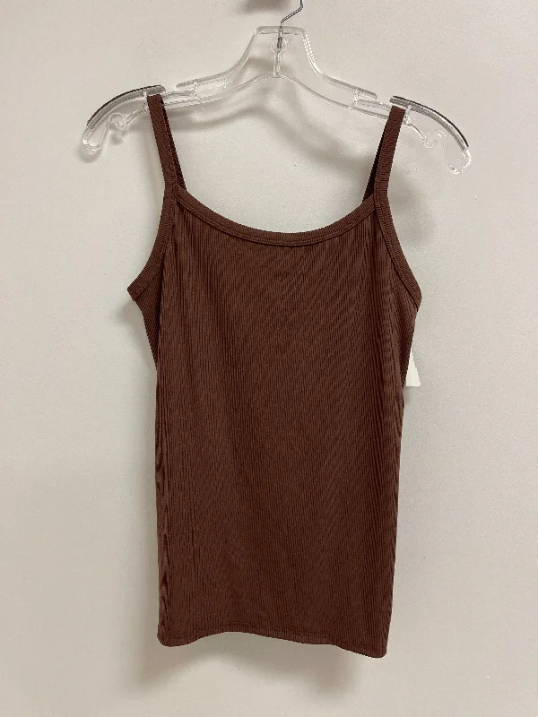 Tank Top By No Boundaries In Brown, Size: L