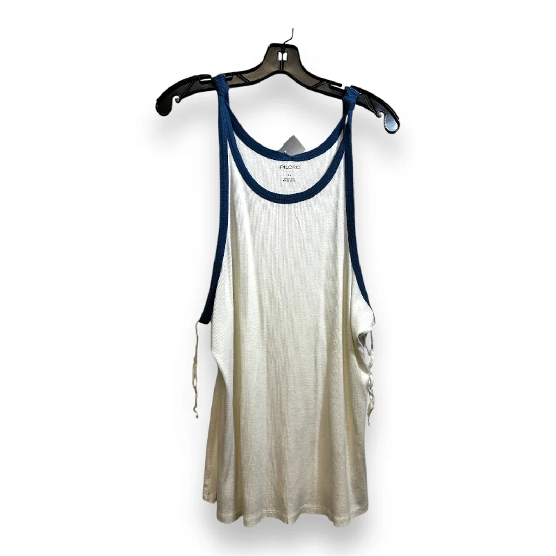 Tank Top By Pilcro In White, Size: Xl