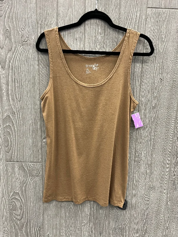 Tank Top By Terra & Sky In Brown, Size: Xl