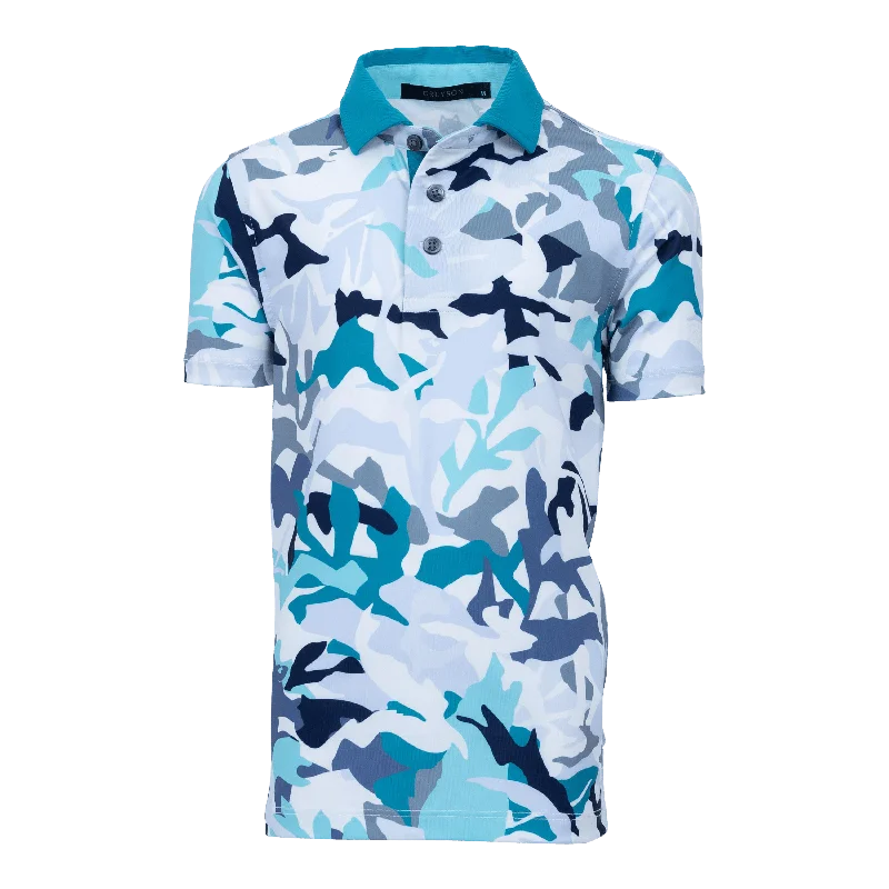 Boy's Forest Camo Polo