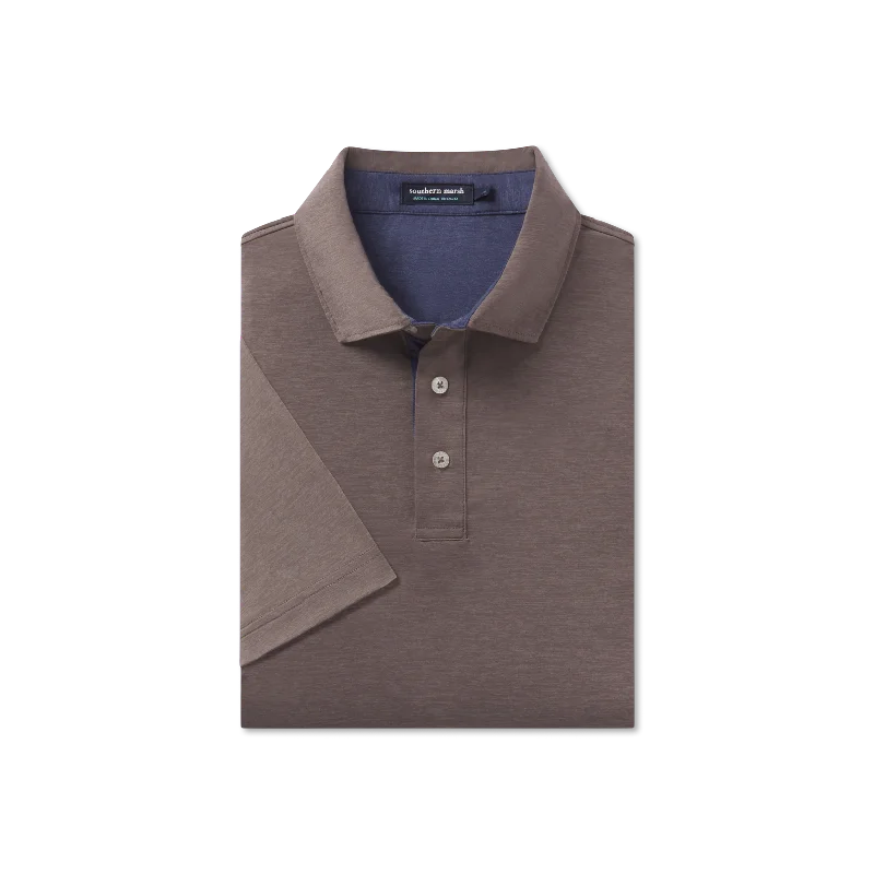 Lisbon Heather Performance Polo