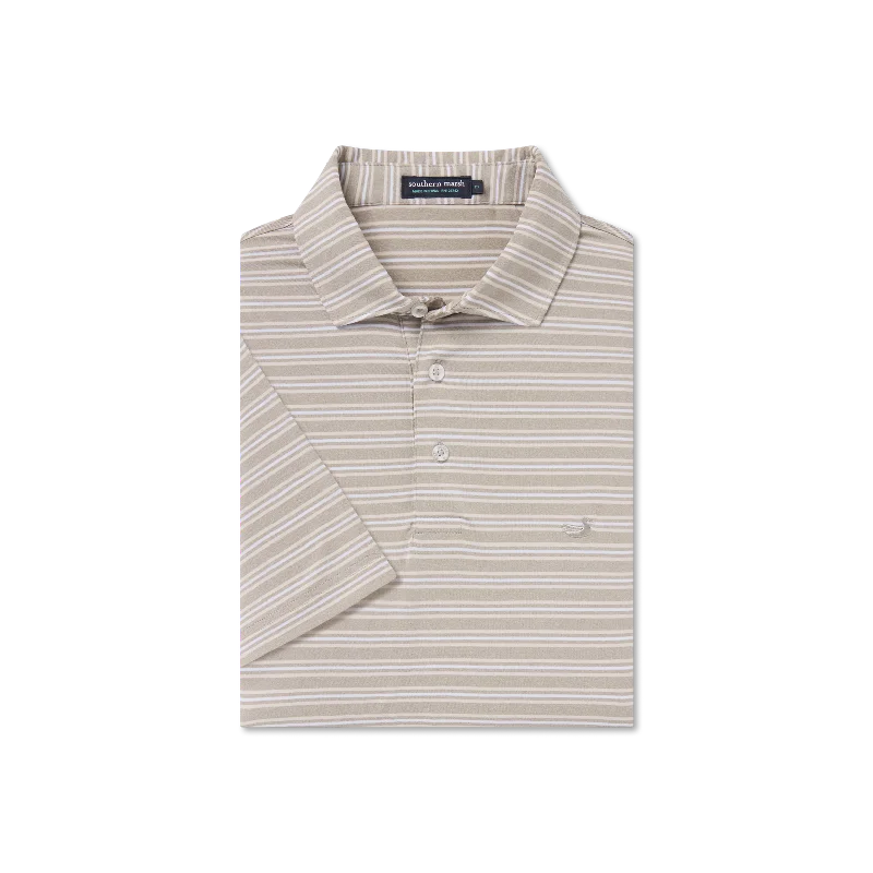 Maybourne Featherlight Stripe Polo