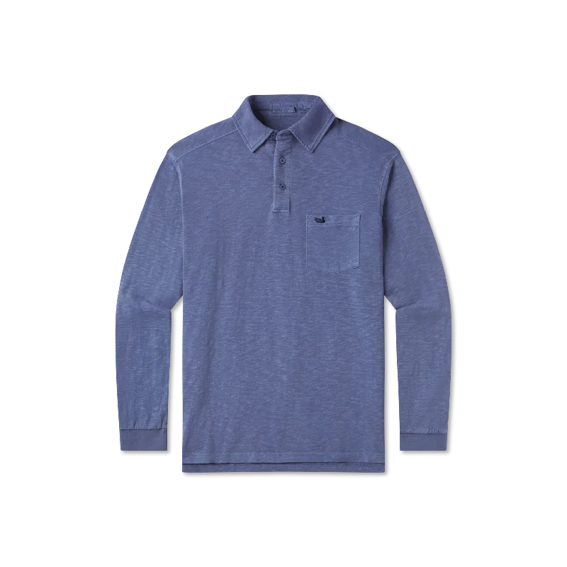 SEAWASH™ Slub Polo - Long Sleeve