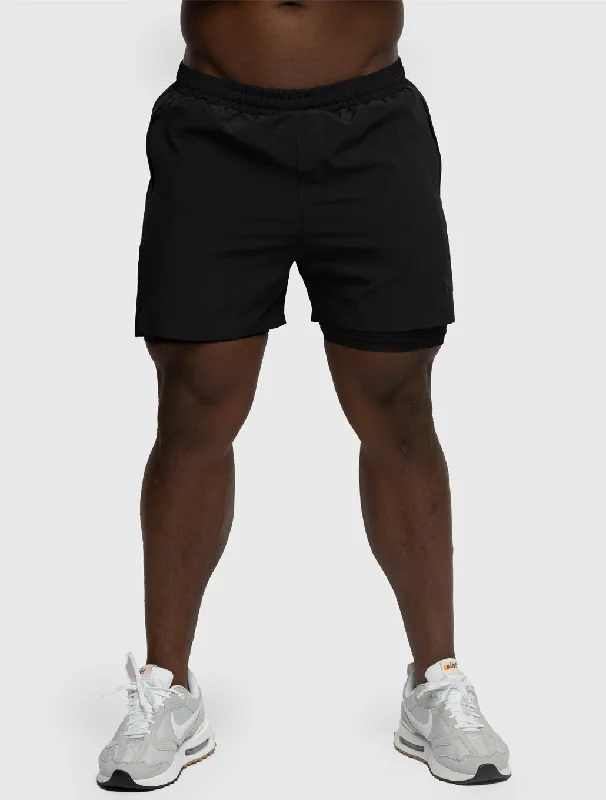 BARRY'S BLACK CORE 4IN LINED SPRINTER SHORT