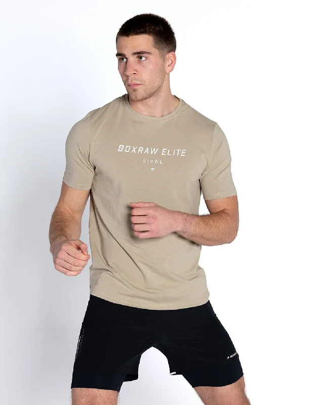 Bivol x BOXRAW T-Shirt - Taupe Beige