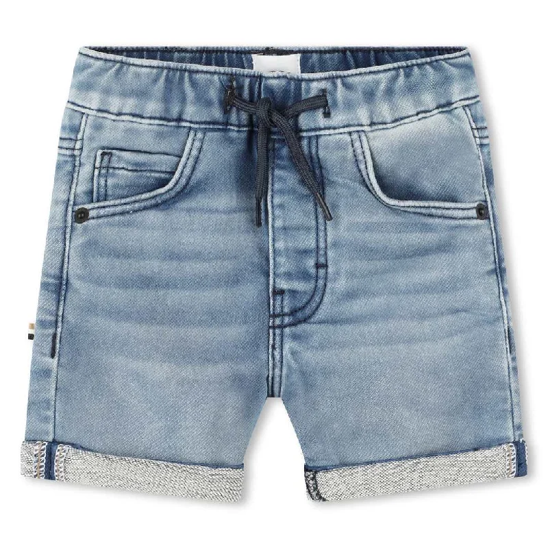 Blue Denim Shorts