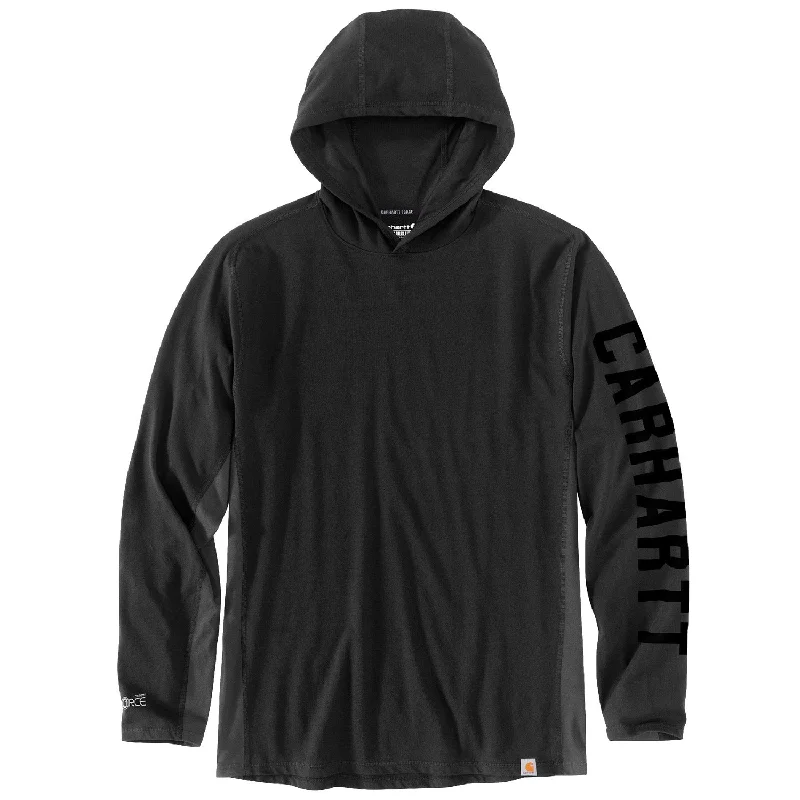 Carhartt Men's Force® Relaxed Fit Long Sleeve Logo Graphic Hooded Tee