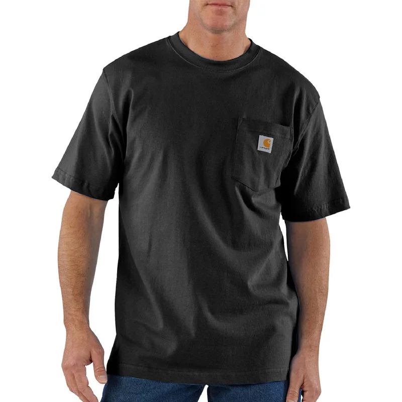 Carhartt Men's Short Sleeve Pocket T-Shirt_Black