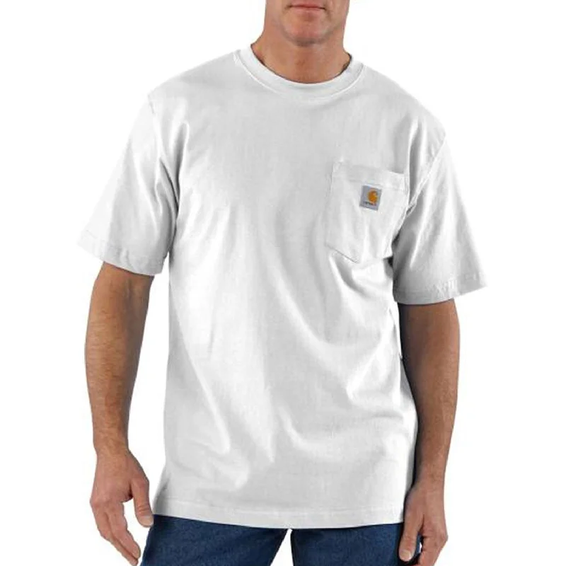 Carhartt Men's Short Sleeve Pocket T-Shirt_White