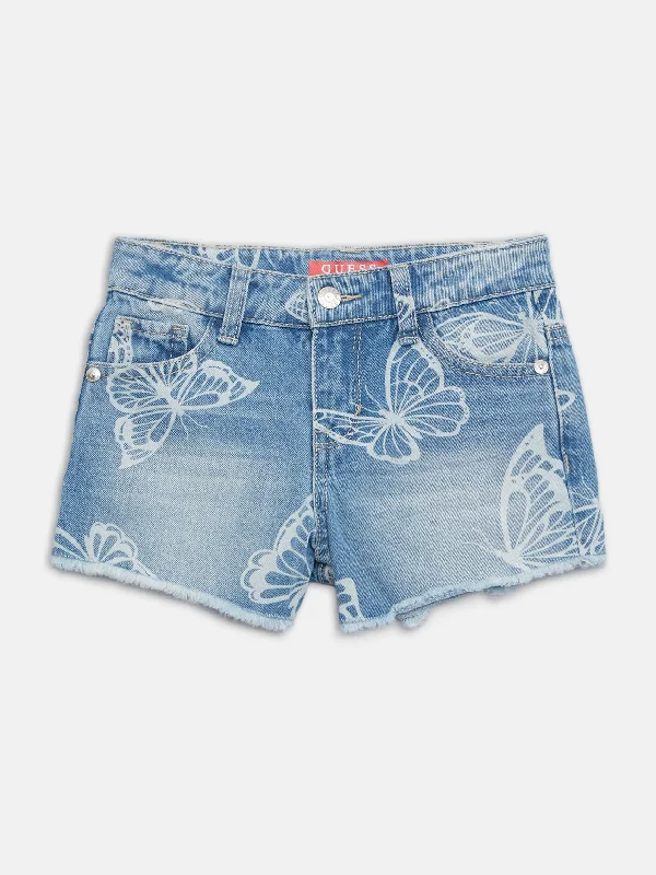 Denim Butterfly Shorts (2-6)