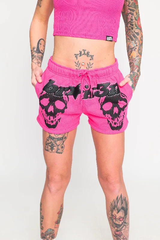 Faceless Rhinestone Shorts