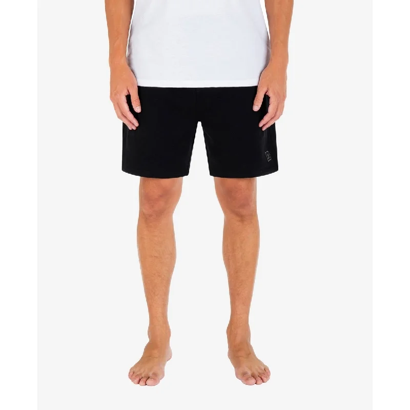 Hurley Men's Icon Boxed Drawcord Closure Short Shorts Black Size XX-Large