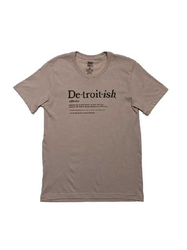 Ink Detroit Detroitish Defined - T-Shirt - Gravel Pink