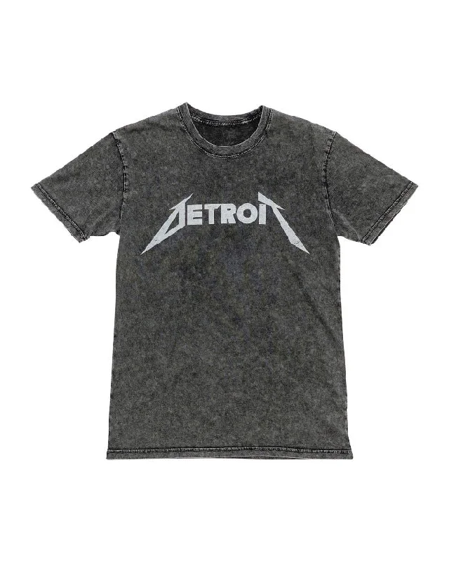 Ink Detroit Metal Mineral Wash T-Shirt - Black