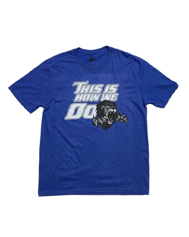 Ink Detroit - This How We Do T-Shirt - Blue