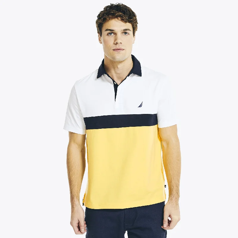 Nautica Mens Classic Fit Chest-Stripe Polo