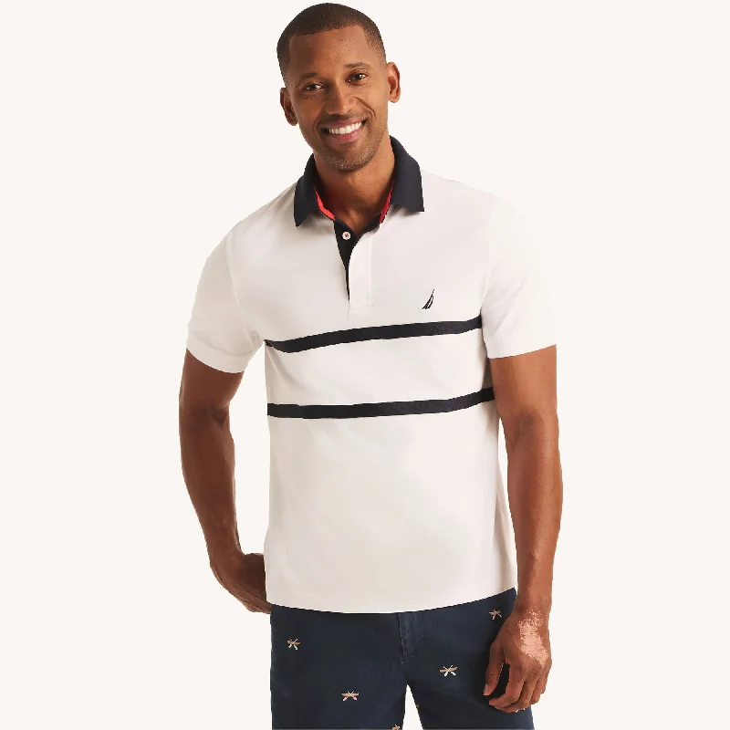 Nautica Mens Classic Fit Rugby Polo