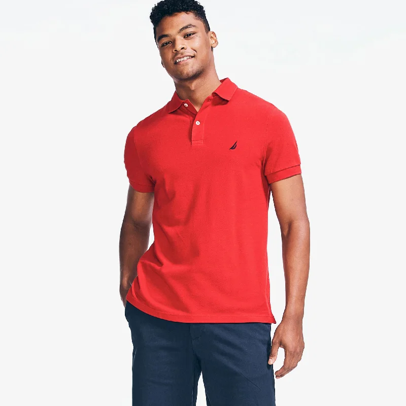 Nautica Mens Slim Fit Deck  Polo